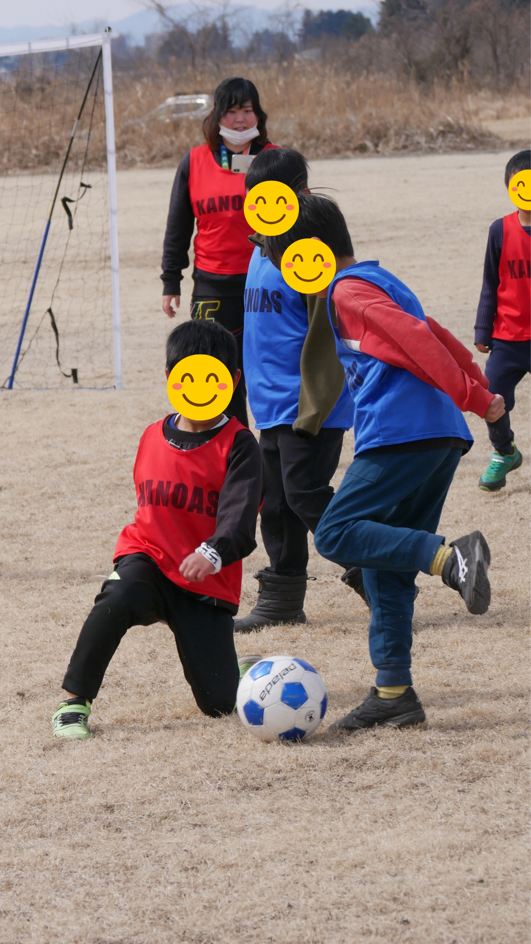 ポカポカ陽気の中でサッカー！楽しく練習＆ミニゲーム🔥